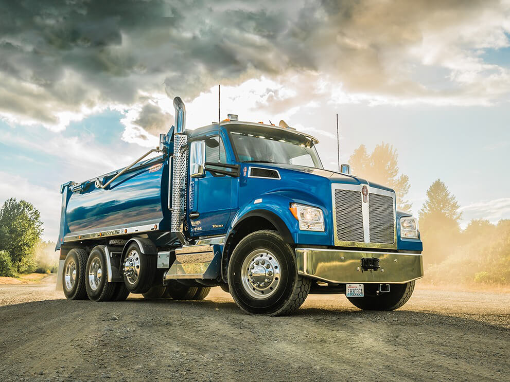 Dump Truck Financing - Kenworth Dump Truck Blue