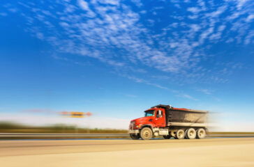 Marketing strategies for dump truck business - dump truck on a highway
