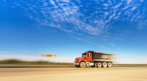 Marketing strategies for dump truck business - dump truck on a highway