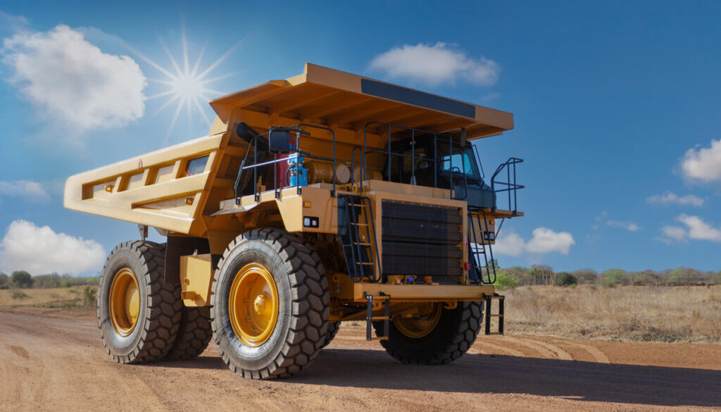Mining dump truck on dirt - dump truck innovations - dump truck news